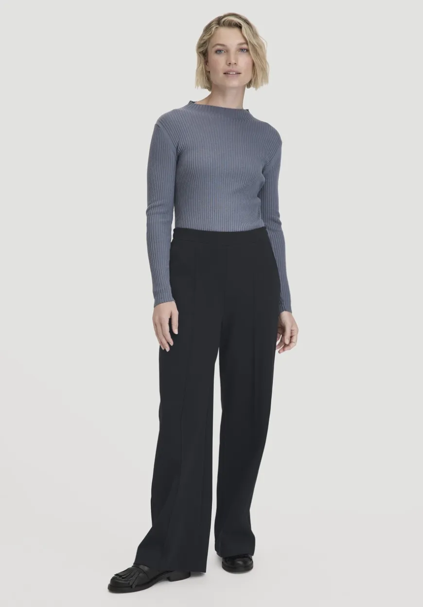 hessnatur Jersey Hose Wide Leg Relaxed aus Bio-Baumwolle von|Damen Hosen & Shorts|T-Shirts