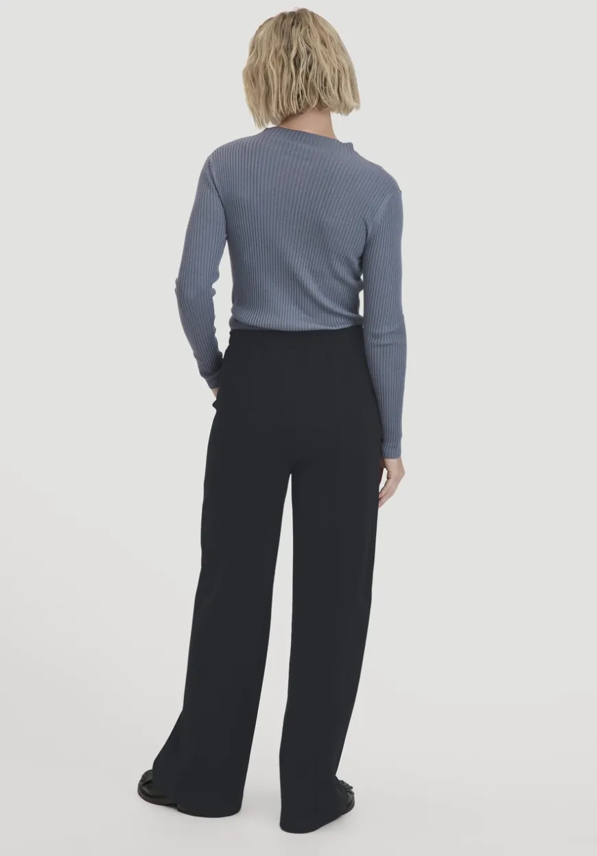 hessnatur Jersey Hose Wide Leg Relaxed aus Bio-Baumwolle von|Damen Hosen & Shorts|T-Shirts