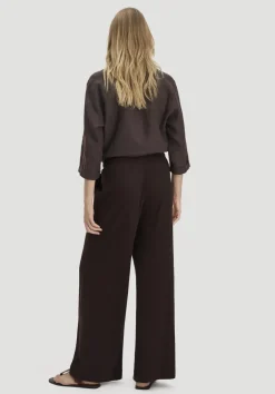 hessnatur Jersey Hose Wide Leg Relaxed aus Leinen und Bio-Baumwolle von|Damen Hosen & Shorts