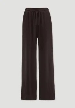 hessnatur Jersey Hose Wide Leg Relaxed aus Leinen und Bio-Baumwolle von|Damen Hosen & Shorts