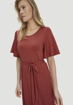 hessnatur Jersey Kleid Kniebedeckend Slim aus TENCEL™ Lyocell von|Damen Kleider & Röcke
