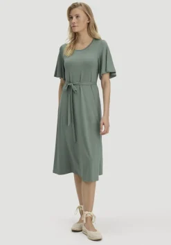 hessnatur Jersey Kleid Kniebedeckend Slim aus TENCEL™ Lyocell von|Damen Kleider & Röcke