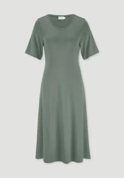 hessnatur Jersey Kleid Kniebedeckend Slim aus TENCEL™ Lyocell von|Damen Kleider & Röcke