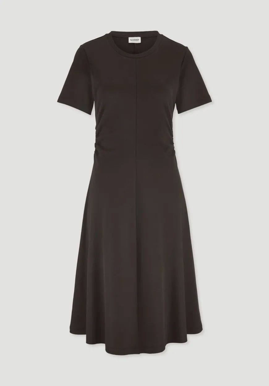 hessnatur Jersey Kleid Kniebedeckend Slim aus reiner Bio-Baumwolle von|Damen Kleider & Röcke