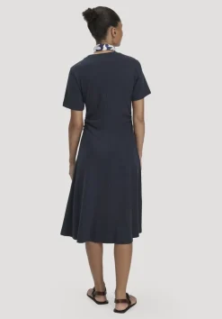 hessnatur Jersey Kleid Kniebedeckend Slim aus reiner Bio-Baumwolle von|Damen Kleider & Röcke
