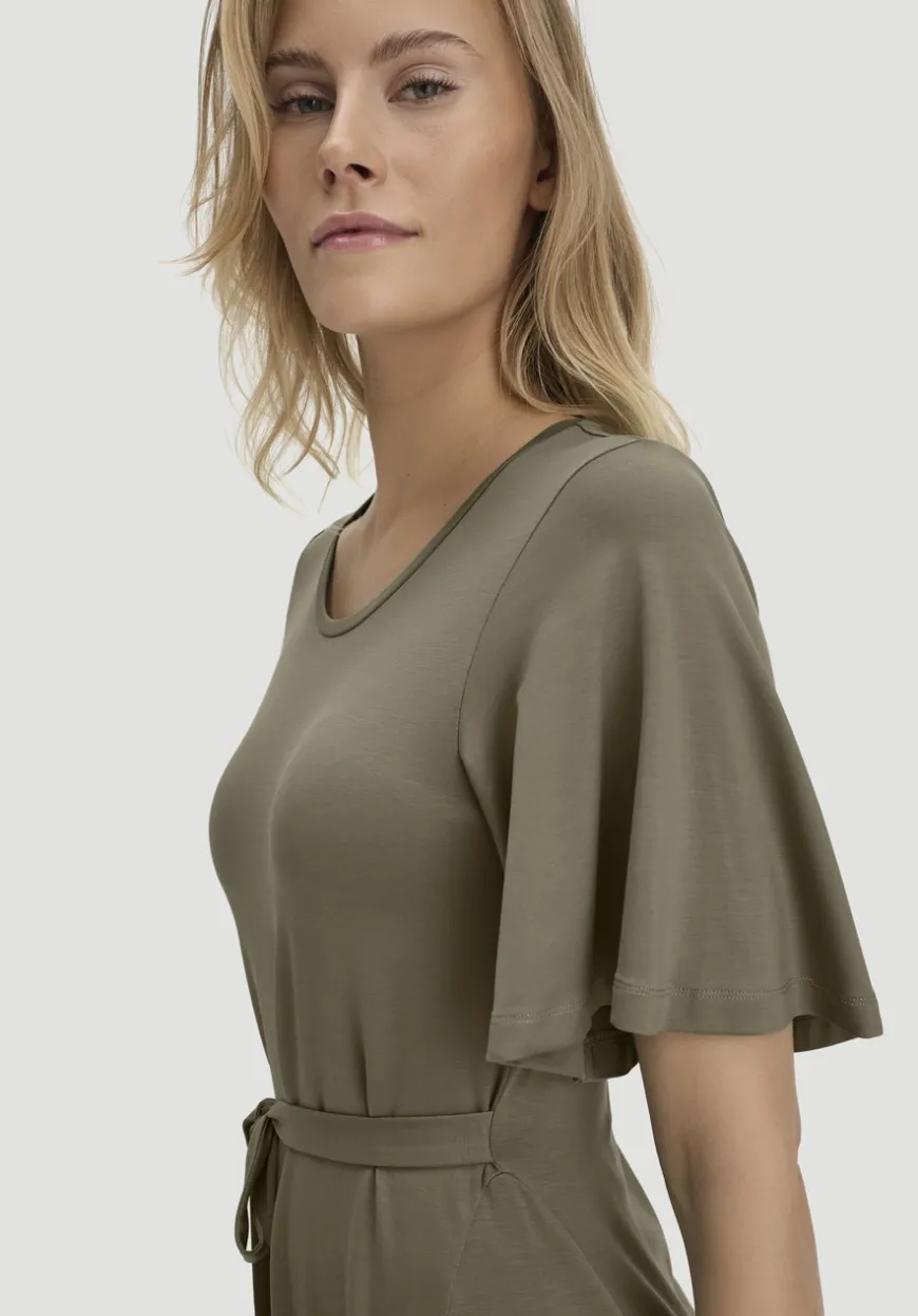 hessnatur Jersey Kleid Kniebedeckend Slim aus TENCEL™ Lyocell von|Damen Kleider & Röcke