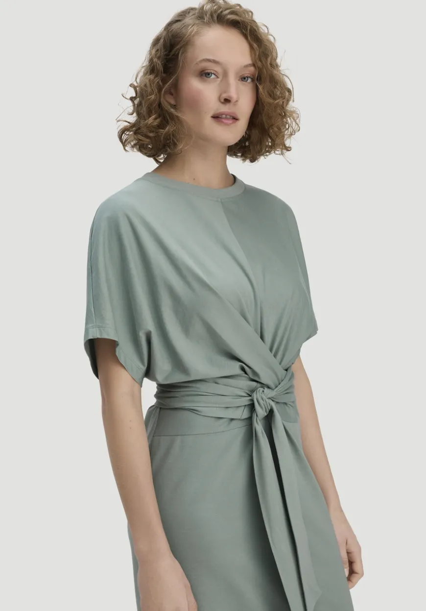 hessnatur Jersey Kleid Midi Oversize aus reiner Bio-Baumwolle von|Damen Kleider & Röcke