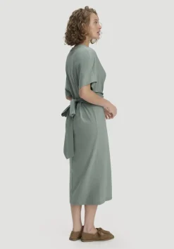 hessnatur Jersey Kleid Midi Oversize aus reiner Bio-Baumwolle von|Damen Kleider & Röcke