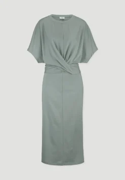 hessnatur Jersey Kleid Midi Oversize aus reiner Bio-Baumwolle von|Damen Kleider & Röcke