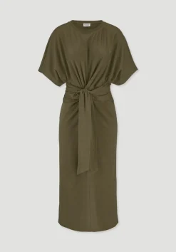 hessnatur Jersey Kleid Midi Oversize aus reiner Bio-Baumwolle von|Damen Kleider & Röcke