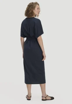 hessnatur Jersey Kleid Midi Oversize aus reiner Bio-Baumwolle von|Damen Kleider & Röcke