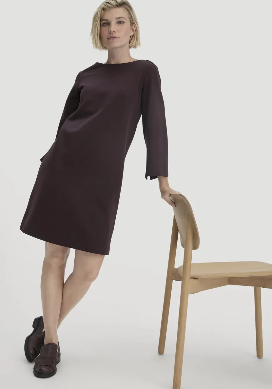 hessnatur Jersey Kleid Mini Regular aus Bio-Baumwolle von|Damen Kleider & Röcke