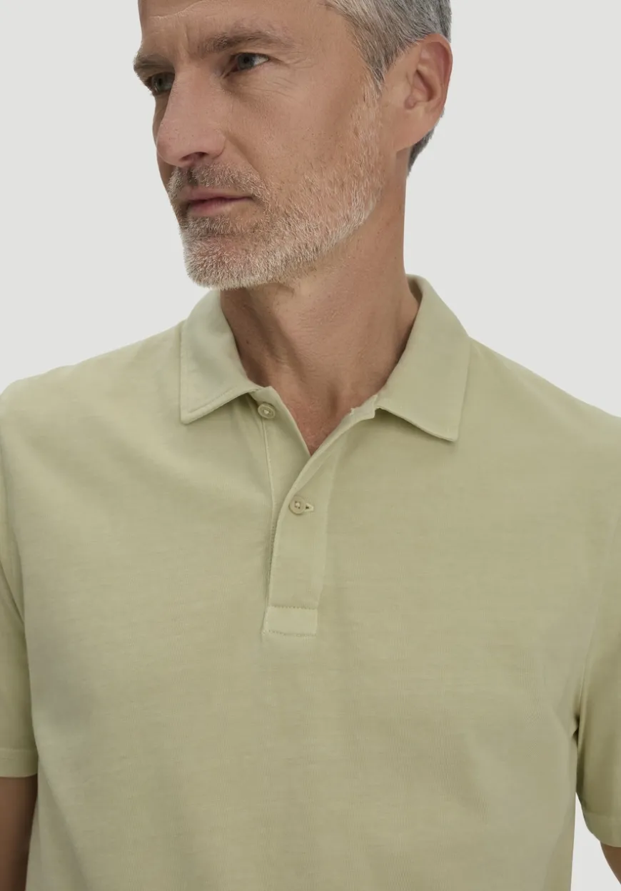 hessnatur Jersey Polo Regular aus reiner Bio-Baumwolle von|Herren T-Shirts