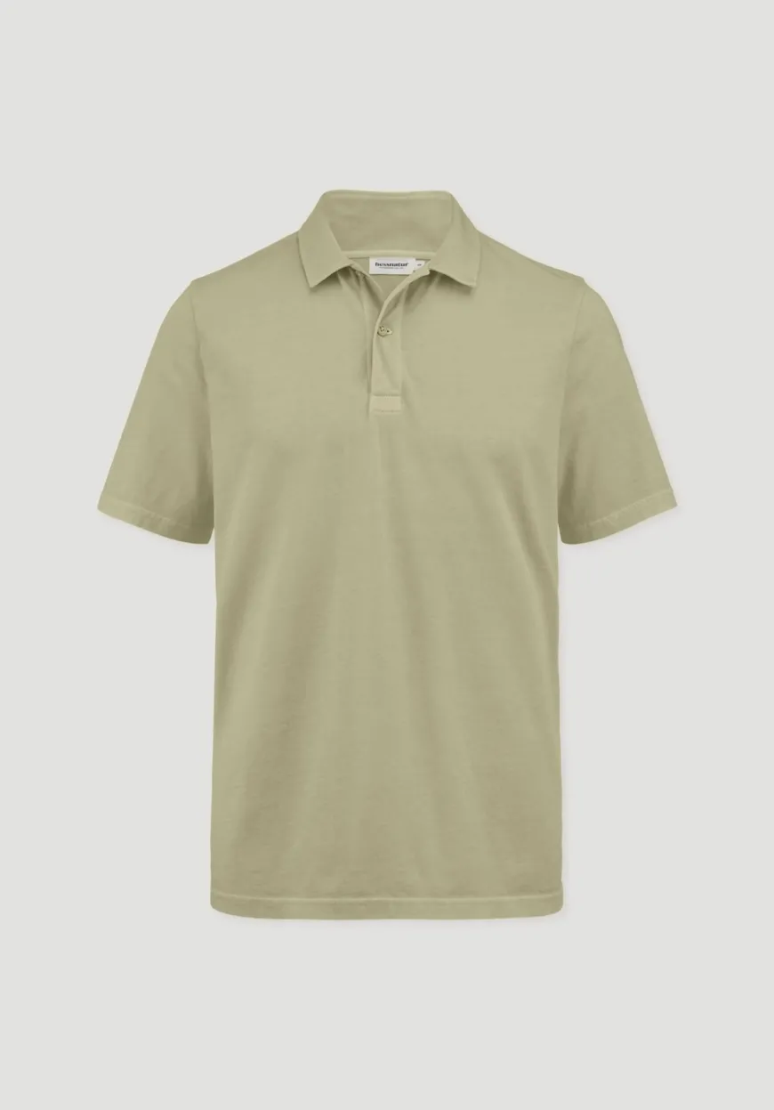 hessnatur Jersey Polo Regular aus reiner Bio-Baumwolle von|Herren T-Shirts
