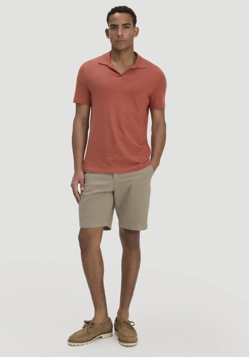 hessnatur Jersey Polo Relaxed aus Leinen und Bio-Baumwolle von|Herren T-Shirts