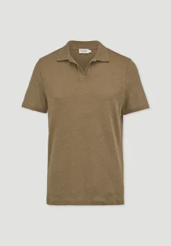 hessnatur Jersey Polo Relaxed aus Leinen und Bio-Baumwolle von|Herren T-Shirts