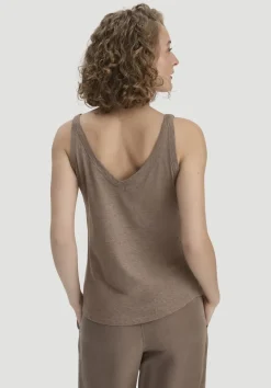 hessnatur Jersey Top Regular aus Leinen und Bio-Baumwolle von|Damen Shirts & Tops