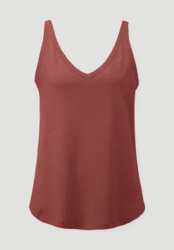 hessnatur Jersey Top Regular aus Leinen und Bio-Baumwolle von|Damen Shirts & Tops