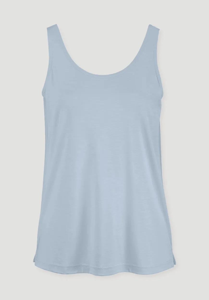 hessnatur Jersey Top Relaxed aus TENCEL™ Lyocell mit Bio-Baumwolle von|Damen Shirts & Tops
