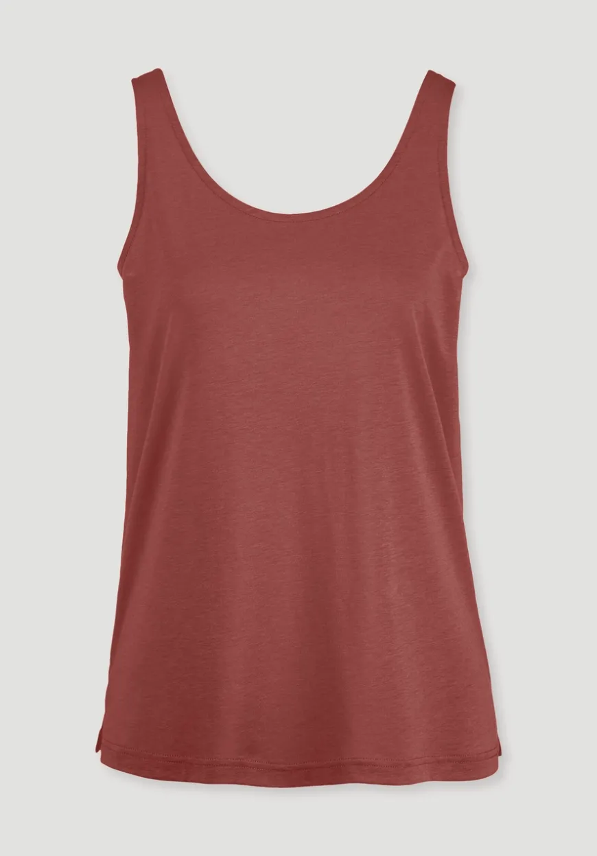 hessnatur Jersey Top Relaxed aus TENCEL™ Lyocell mit Bio-Baumwolle von|Damen Shirts & Tops
