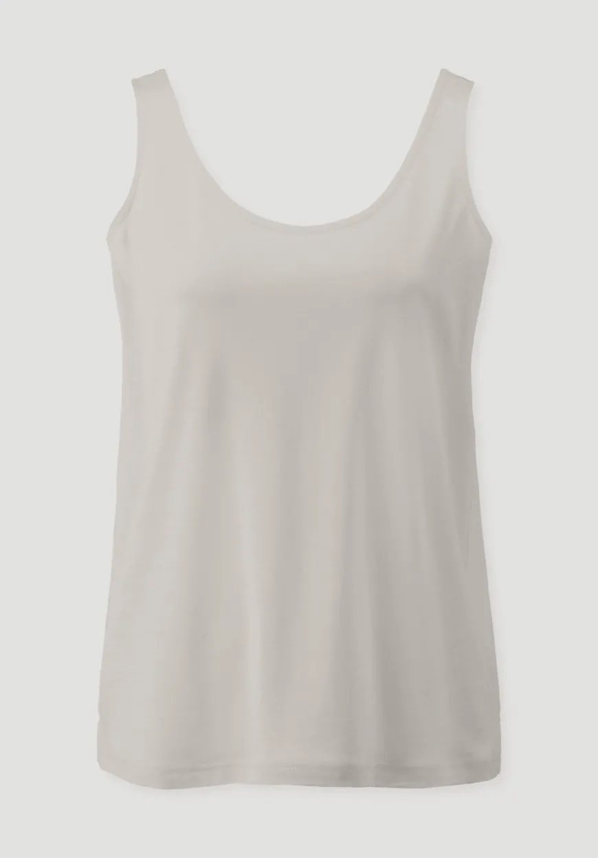 hessnatur Jersey Top Relaxed aus TENCEL™ Lyocell mit Bio-Baumwolle von|Damen Shirts & Tops