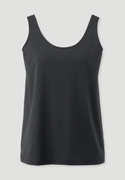 hessnatur Jersey Top Relaxed aus TENCEL™ Lyocell mit Bio-Baumwolle von|Damen Shirts & Tops