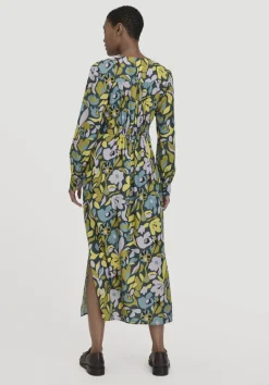 hessnatur Kleid Knöchellang Regular aus LENZING™ ECOVERO™ Satin von|Damen Kleider & Röcke