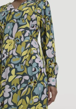 hessnatur Kleid Knöchellang Regular aus LENZING™ ECOVERO™ Satin von|Damen Kleider & Röcke