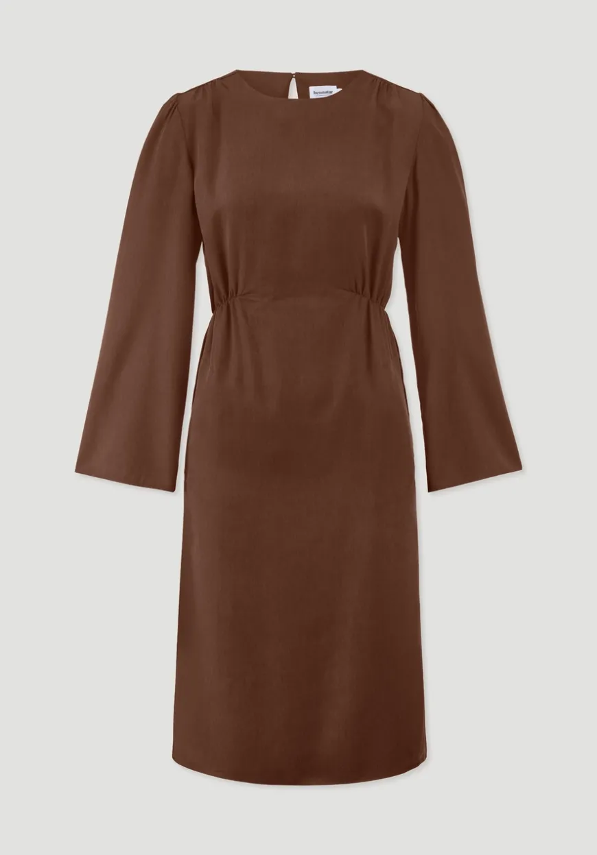 hessnatur Kleid Kniebedeckend aus reinem TENCEL™ Lyocell von|Damen Kleider & Röcke