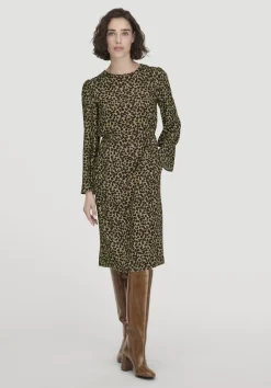hessnatur Kleid Kniebedeckend Regular aus LENZING™ ECOVERO™ Satin von|Damen Kleider & Röcke