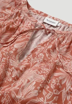 hessnatur Kleid mit Taillierung Maxi aus reiner Bio-Baumwolle von|Damen Kleider & Röcke
