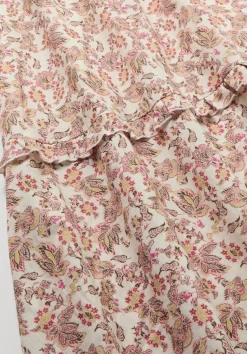 hessnatur Kleid mit Taillierung Maxi aus reiner Bio-Baumwolle von|Damen Kleider & Röcke