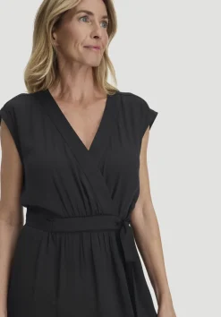hessnatur Kleid mit Wickeloptik Midi aus LENZING™ ECOVERO™ von|Damen Kleider & Röcke