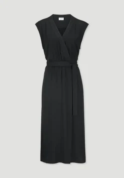 hessnatur Kleid mit Wickeloptik Midi aus LENZING™ ECOVERO™ von|Damen Kleider & Röcke