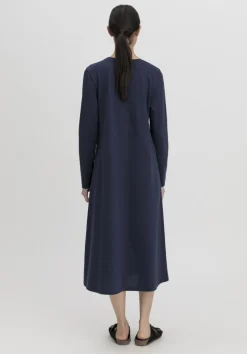 hessnatur Langarm Nachthemd Slim PURE COTTON aus reiner Bio-Baumwolle von|Damen Nachtwäsche|Nachtwäsche