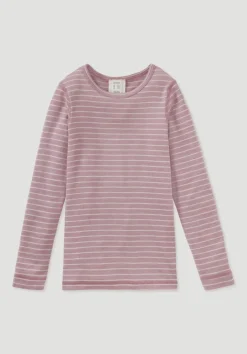 hessnatur Langarmshirt aus Bio-Merinowolle mit Seide von| Unterwäsche|Kids Unterwäsche