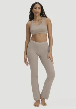 hessnatur Leggings Flared SOFT RIB aus Bio-Baumwolle von|Damen Nachtwäsche|Nachtwäsche