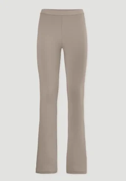 hessnatur Leggings Flared SOFT RIB aus Bio-Baumwolle von|Damen Nachtwäsche|Nachtwäsche