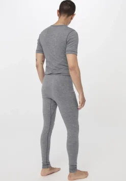 hessnatur Leggings Regular aus Bio-Baumwolle mit Bio-Merinowolle und Seide von|Herren Unterteile|Unterteile