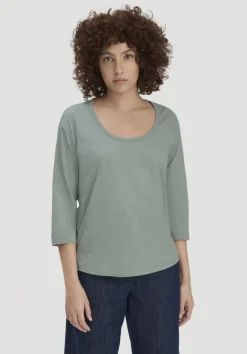 hessnatur Light Slub Longsleeve Relaxed aus reiner Bio-Baumwolle von|Damen Shirts & Tops