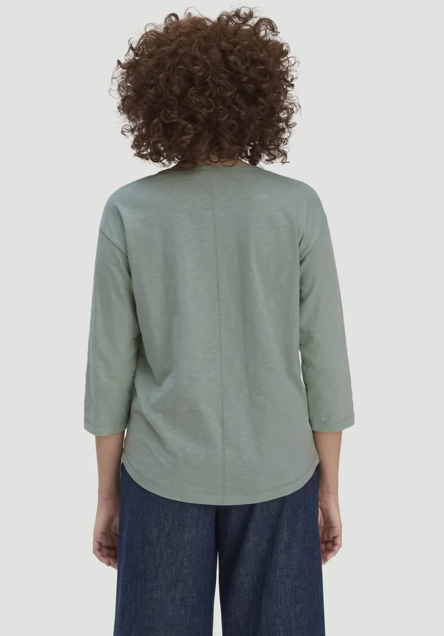 hessnatur Light Slub Longsleeve Relaxed aus reiner Bio-Baumwolle von|Damen Shirts & Tops