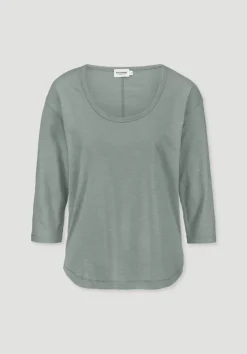 hessnatur Light Slub Longsleeve Relaxed aus reiner Bio-Baumwolle von|Damen Shirts & Tops