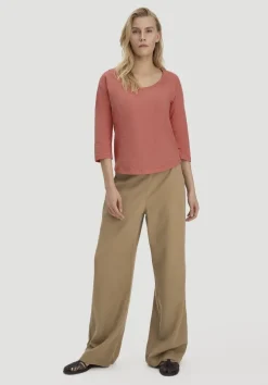 hessnatur Light Slub Longsleeve Relaxed aus reiner Bio-Baumwolle von|Damen Shirts & Tops