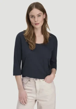 hessnatur Light Slub Longsleeve Relaxed aus reiner Bio-Baumwolle von|Damen Shirts & Tops