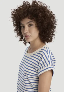 hessnatur Light Slub Streifen T-Shirt Relaxed aus reiner Bio-Baumwolle von|Damen Shirts & Tops