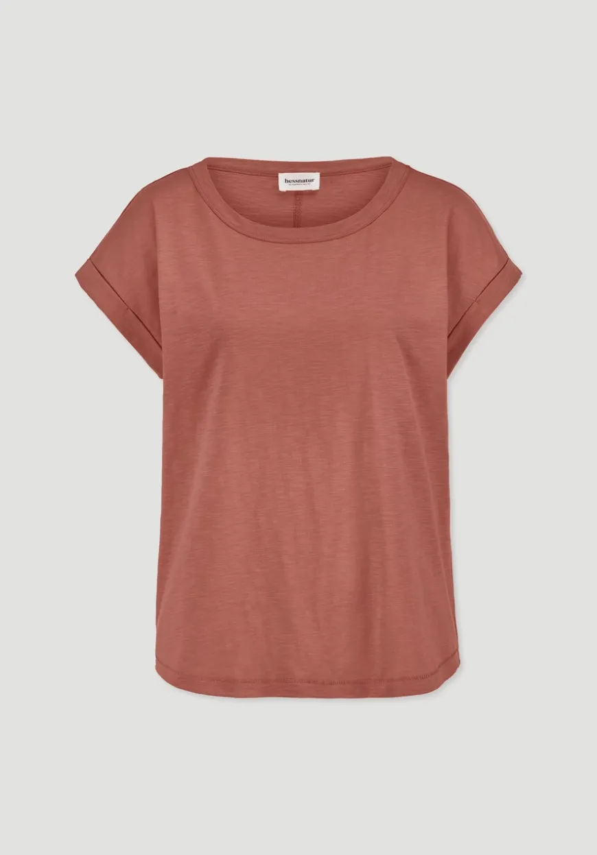 hessnatur Light Slub T-Shirt Relaxed aus reiner Bio-Baumwolle von|Damen Shirts & Tops