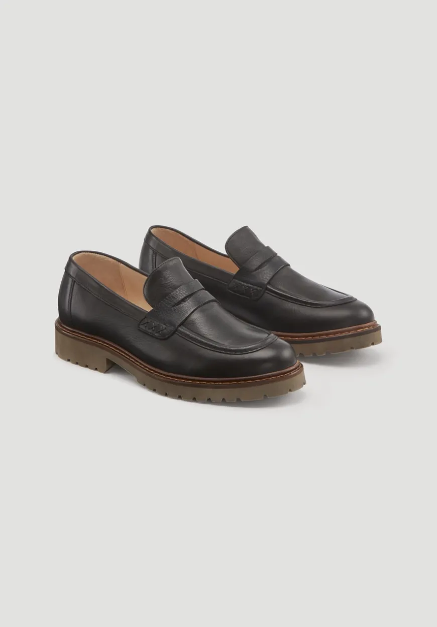 hessnatur Loafer aus chromfrei gegerbtem Leder von|Herren Schuhe