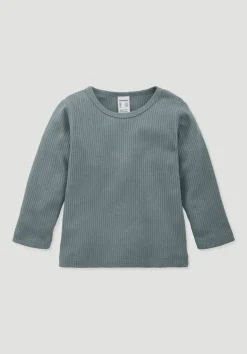 hessnatur Longsleeve aus Bio-Baumwolle mit Bio-Merinowolle von| T-Shirts & Sweatshirts