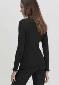 hessnatur Longsleeve mit Rollkragen WARM TOUCH aus Bio-Merinowolle und TENCEL™ Lyocell von|Damen Unterhemden|Unterhemden