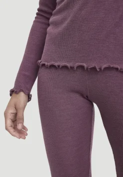 hessnatur Longsleeve mit Rollkragen WARM TOUCH aus Bio-Merinowolle und TENCEL™ Lyocell von|Damen Unterhemden|Unterhemden